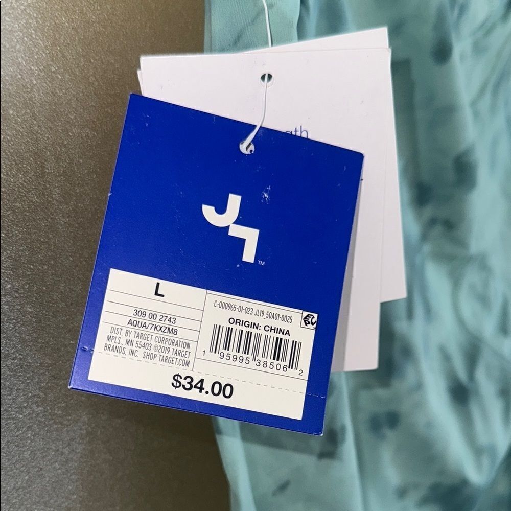 JoyLab High-Rise Blue Tie-Dye Leggings (7/8 Length) NWT - Picture 4 of 9